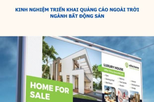 quảng cáo ngoài trời ngành bất động sản