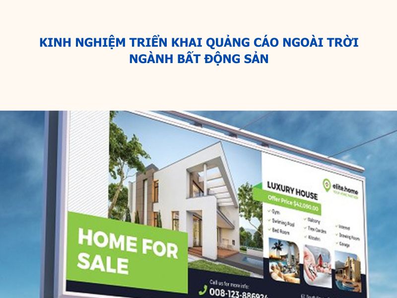 quảng cáo ngoài trời ngành bất động sản