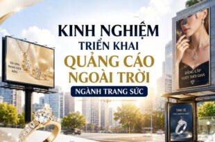 Kinh nghiệm triển khai quảng cáo ngoài trời ngành trang sức