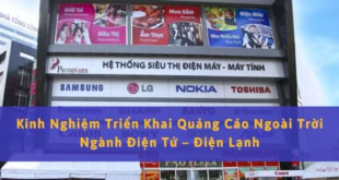 Quảng cáo ngoài trời ngành điện tử – điện lạnh.