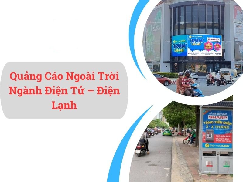 quảng cáo ngoài trời ngành điện tử điện lạnh