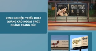 quảng cáo ngoài trời ngành trang sức