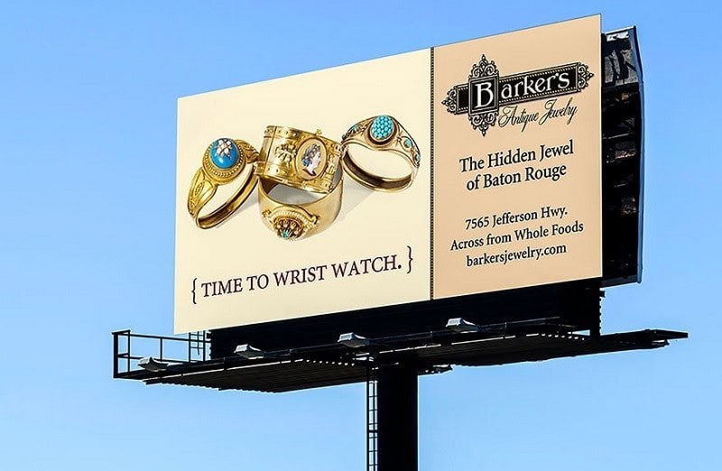 Billboard quảng cáo ngoài trời ngành trang sức