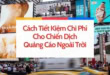 cách tiết kiệm chi phí quảng cáo ngoài trời