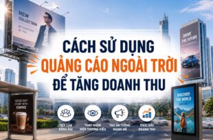 Cách sử dụng quảng cáo ngoài trời để tăng doanh thu cho doanh nghiệp