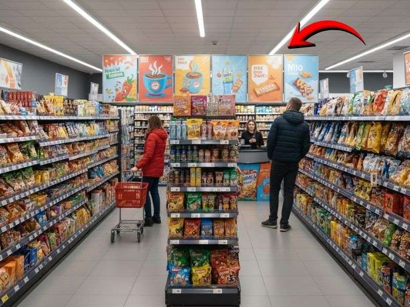 Poster quảng cáo cửa hàng tiện lợi