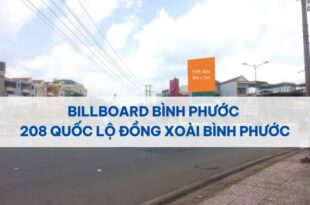 Billboard Bình Phước – 208 Quốc Lộ Đồng Xoài