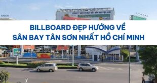 Billboard đẹp hướng về sân bay Tân Sơn Nhất HCM.