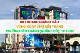 Billboard Quảng Cáo Vòng Xoay Chợ Bến Thành, Phường Bến Thành
