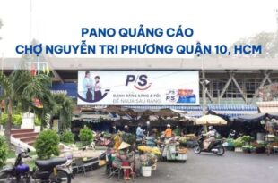 Pano quảng cáo Chợ Nguyễn Tri Phương