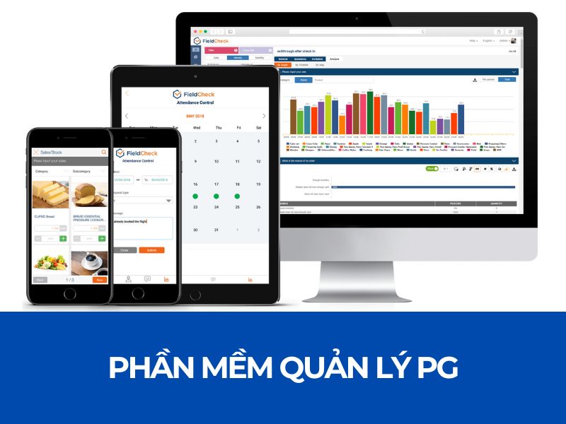 Phần mềm quản lý PG - Phần Mềm Quản Lý PG Qua APP Phần mềm quản lý PG