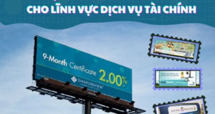 quảng cáo ngoài trời lĩnh vực tài chính