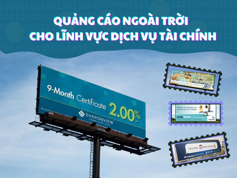 quảng cáo ngoài trời lĩnh vực tài chính