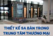 Sa bàn trong trung tâm thương mại.