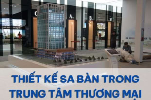 Sa bàn trong trung tâm thương mại.