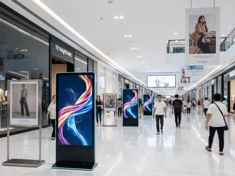Vai trò của màn hình Standee trong hệ thống truyền thông tại Vincom