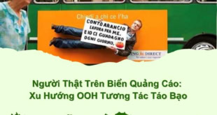 - Người Thật Trên Biển Quảng Cáo: Xu Hướng OOH Tương Tác Táo Bạo