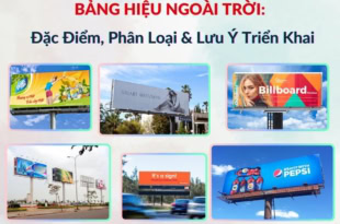 bảng hiệu ngoài trời