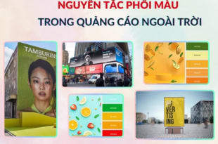 nguyên tắc phối màu trong quảng cáo ooh