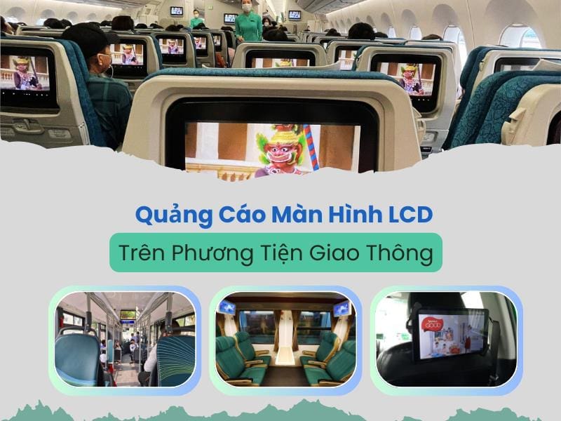 quảng cáo màn hình LCD trên phương tiện truyền thông