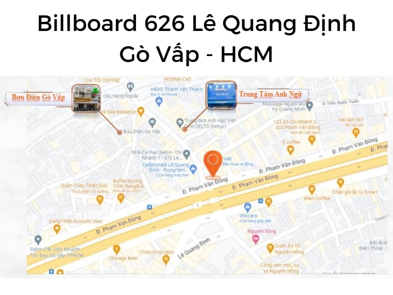 Billboard 626 Lê Quang Định, Gò Vấp