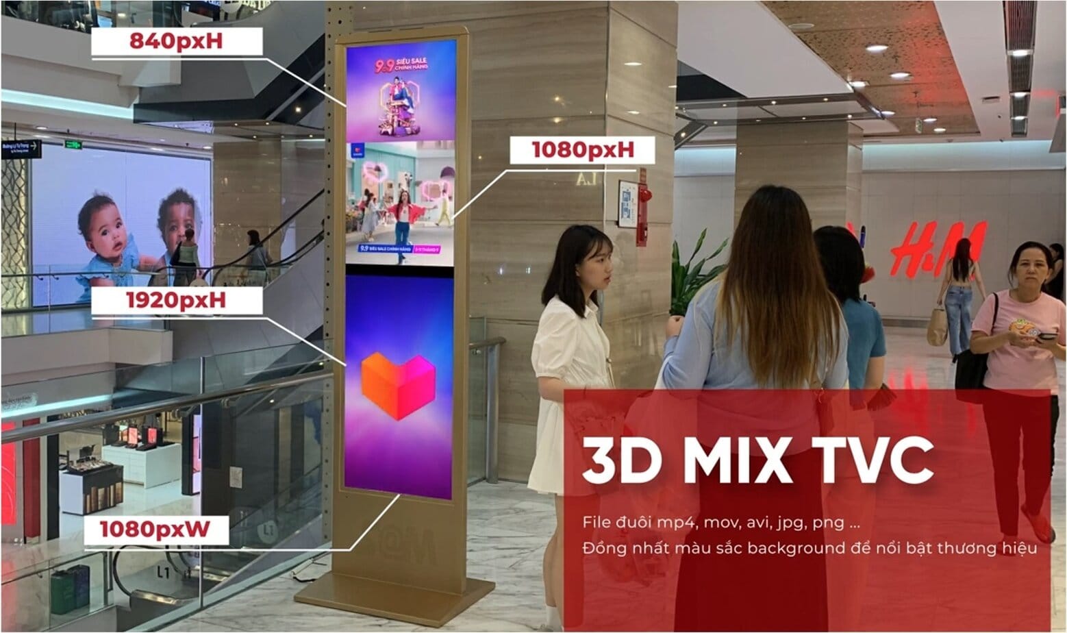 - Quảng Cáo LCD/Standee Tại Trung Tâm Thương Mại