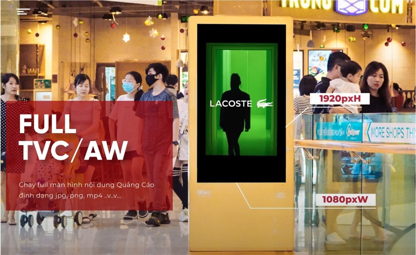 - Quảng Cáo LCD/Standee Tại Trung Tâm Thương Mại