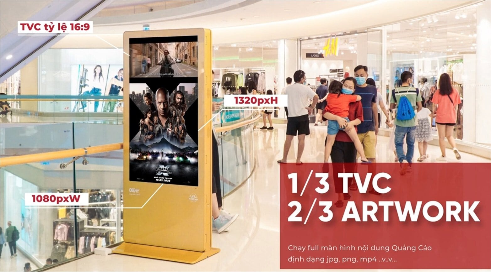 - Quảng Cáo LCD/Standee Tại Trung Tâm Thương Mại