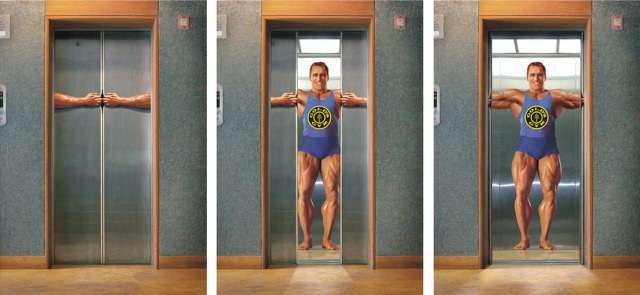 Gold's Gym sử dụng hình ảnh một người đàn ông lực lưỡng