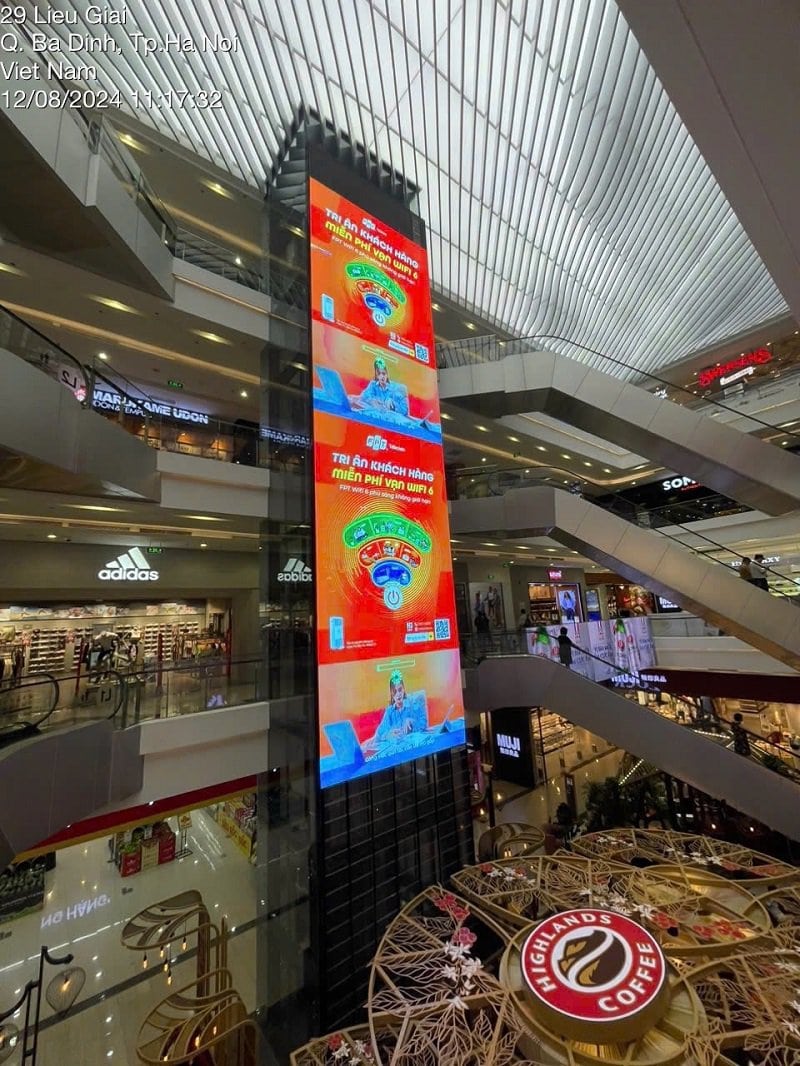- Led Indoor Vincom Liễu Giai Hà Nội