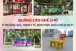 Quảng cáo ghế chờ ở trường học, trạm y tế, bệnh viện, nhà chờ xe buýt đẹp