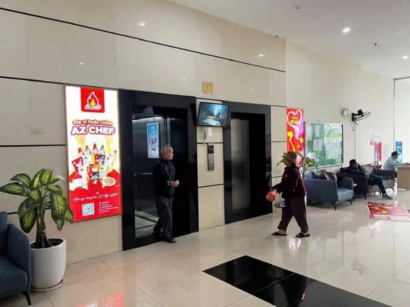 Màn hình LCD quảng cáo tại chung cư cao tầng và tòa nhà văn phòng