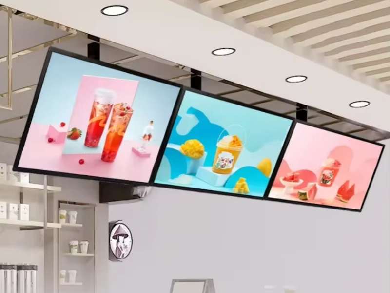 Màn hình LCD quảng cáo treo trần – treo hai mặt