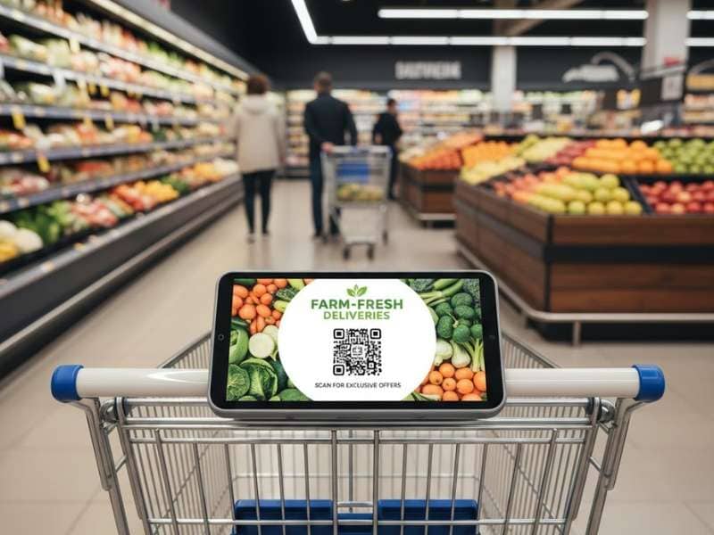 Quảng cáo tích hợp QR Code hoặc yếu tố tương tác