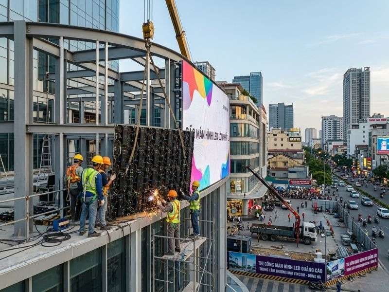 Agency nào chuyên thi công quảng cáo led ngoài trời toàn quốc uy tín?