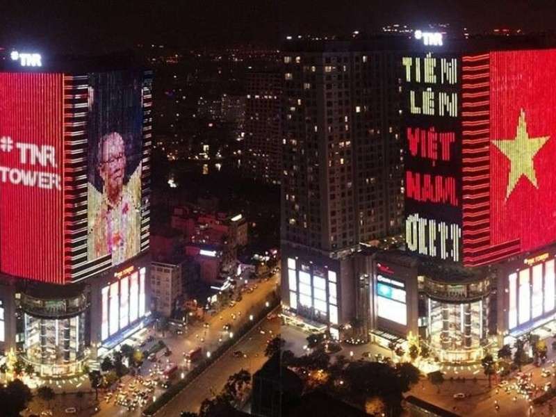 Quảng cáo màn hình LED Building TNR 