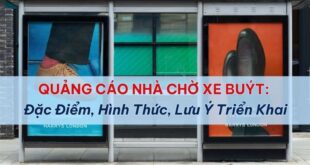 Quảng cáo nhà chờ xe buýt