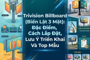 Trivision billboard (biển lật 3 mặt)