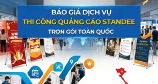 Báo giá dịch vụ thi công quảng cáo standee