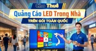 Cho thuê quảng cáo led trong nhà trọn gói