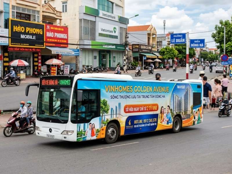 Quảng cáo full kính xe (Window Wrap / Die-cut 3D)