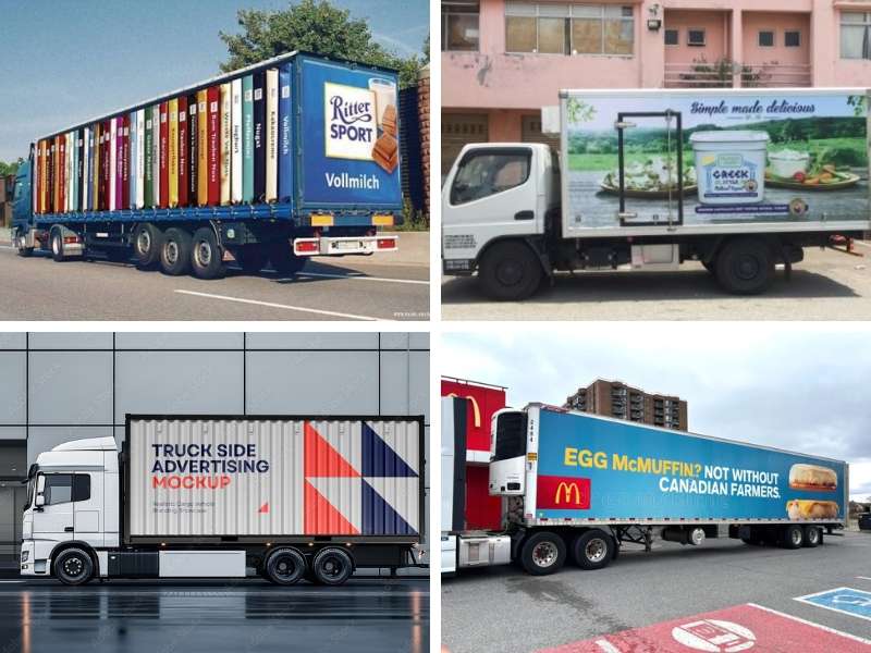 Quảng cáo trên xe container là gì? có đặc điểm gì?