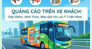 Quảng cáo trên xe khách