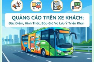 Quảng cáo trên xe khách