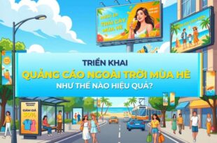 Triển khai quảng cáo ngoài trời mùa hè