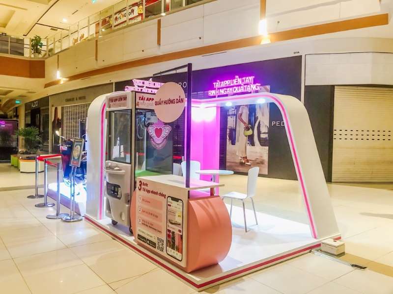 Booth trưng bày hoặc Activation