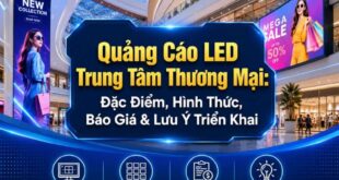 Quảng cáo led trung tâm thương mại