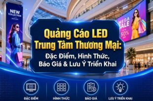 Quảng cáo led trung tâm thương mại