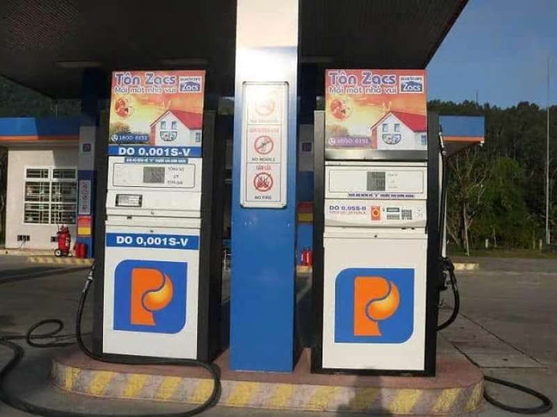Quảng cáo ngoài trời tại cây xăng, trạm đăng kiểm