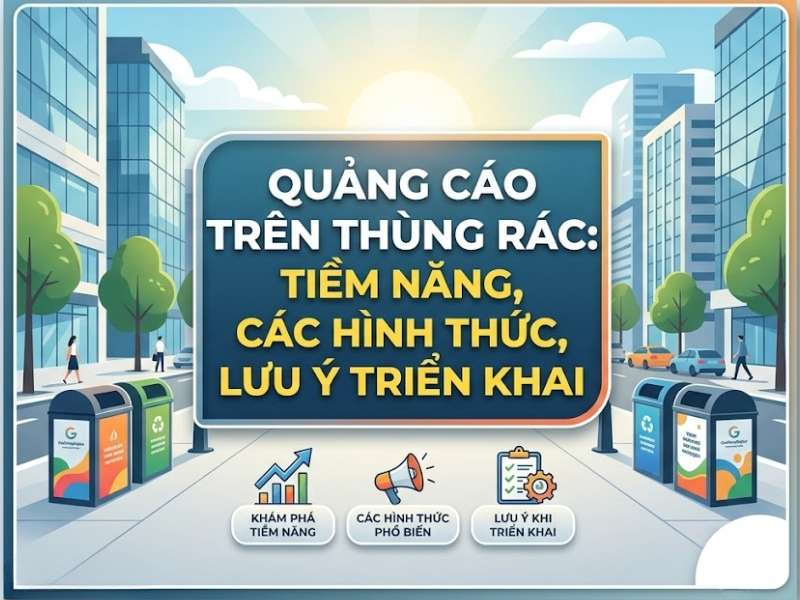 Quảng cáo trên thùng rác